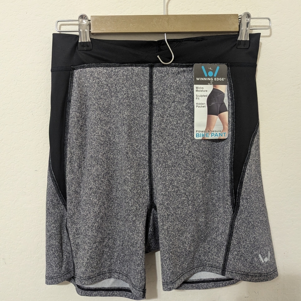 Winning edge grey black sculpting shorts xl